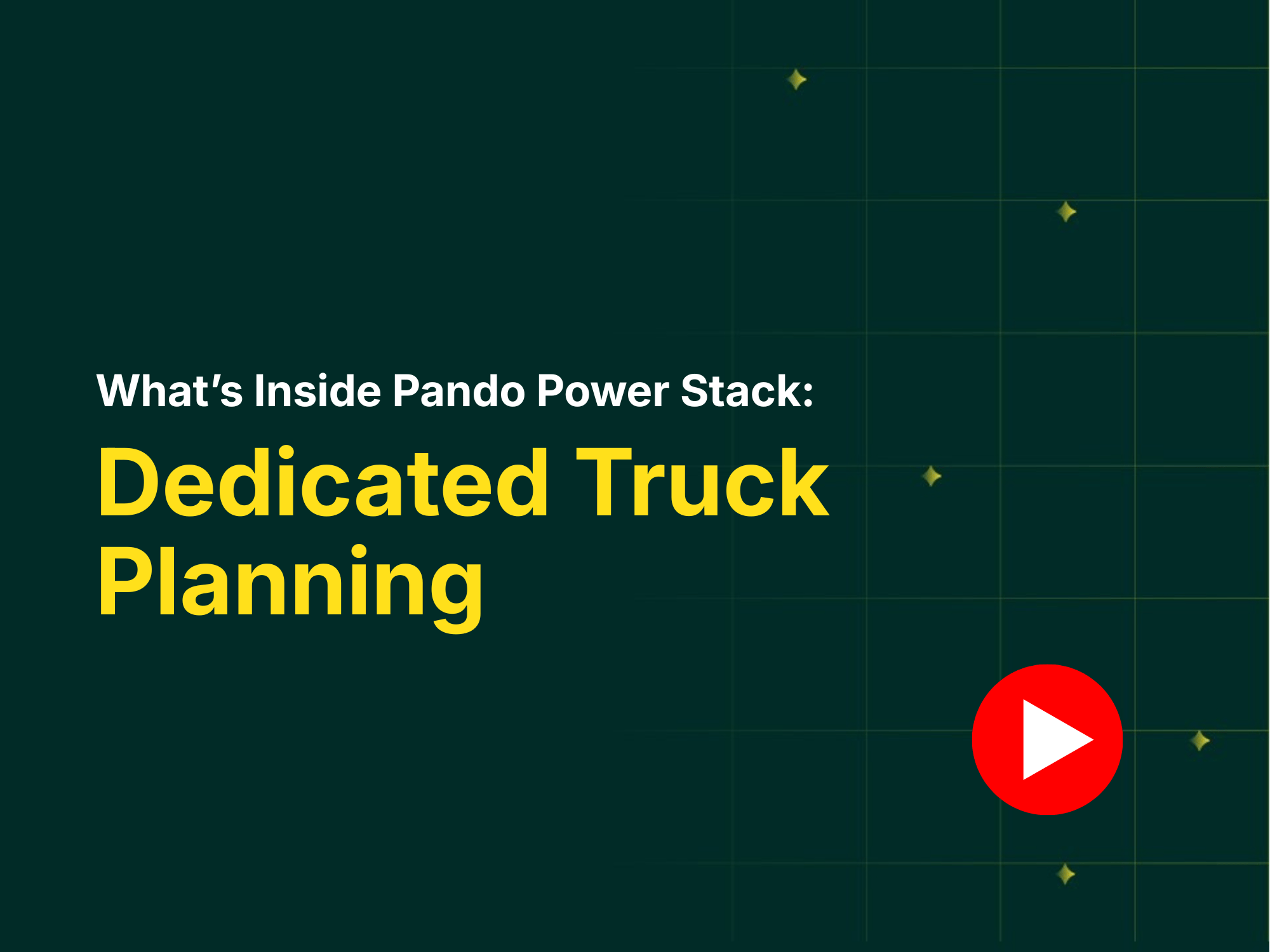 Dedicated Trucks Planning - YT