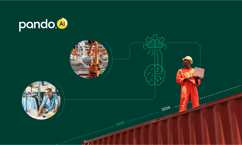 Pando witnessed the market evolve and a surge in logistics AI technology adoption by manufacturers and retailers in 2023