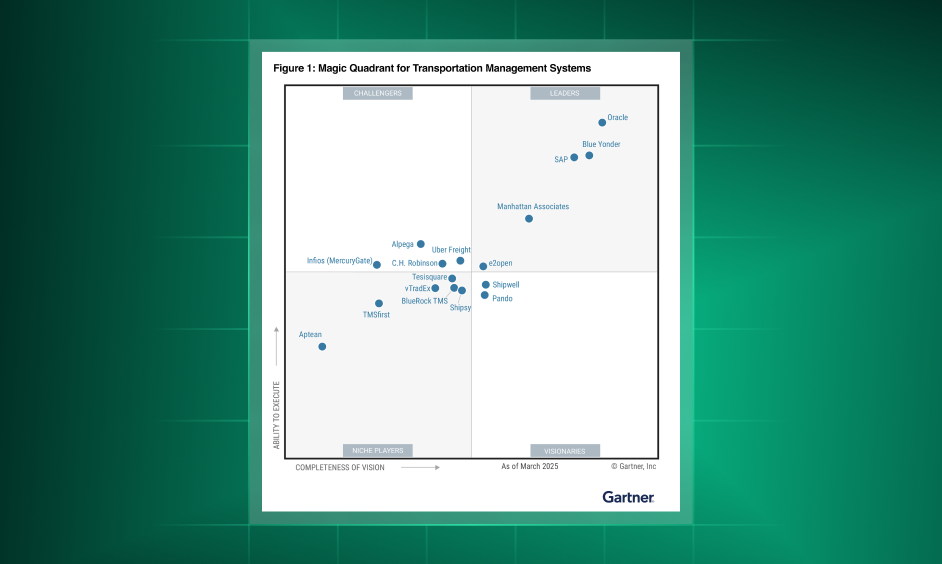 Pando.ai Recognized as a Visionary in 2025 Gartner Magic Quadrant for Transportation Management Systems
