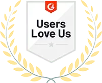 G2 Users Love Us badge
